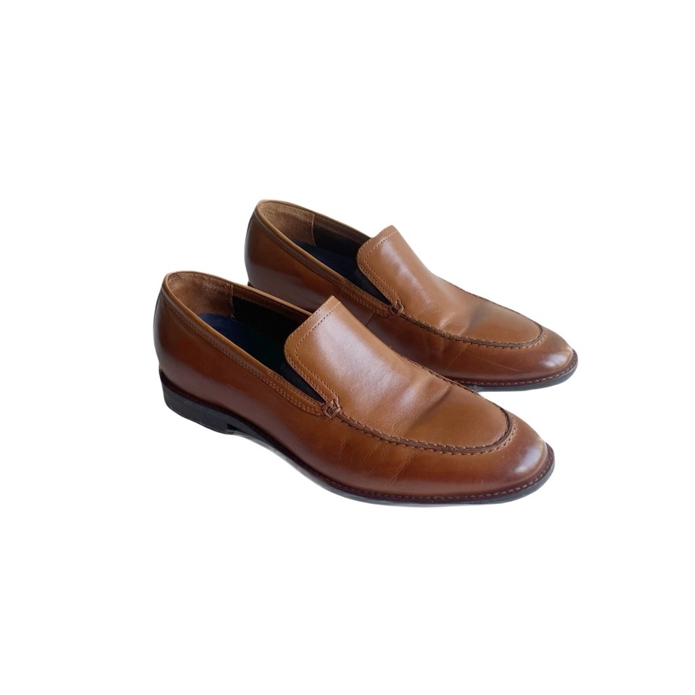 Cole Haan Aerocraft Grand Venetian Loafers Size 10.5 British Tan Leather Slip On